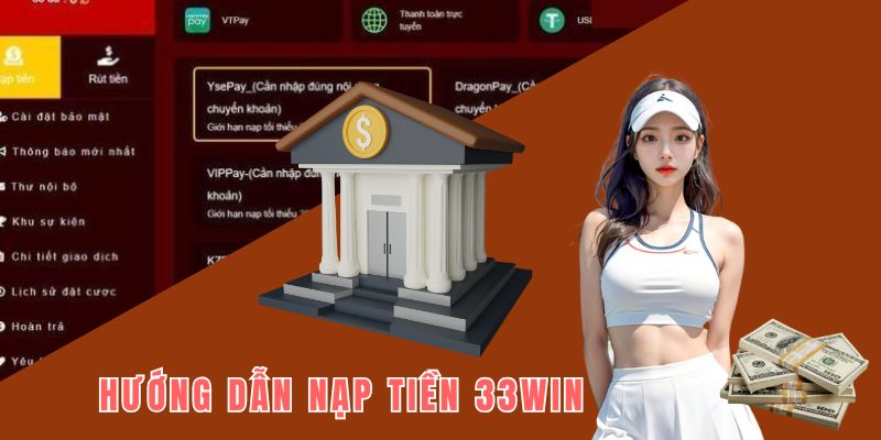 Ảnh bìa nạp tiền 33WIn